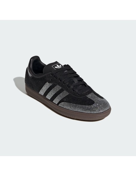 adidas Samba OG Rhinestone Black Silver Women's IH9052 MBS