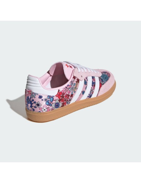 adidas Samba OG Liberty London Clear Pink Floral GS JQ2008 MBS