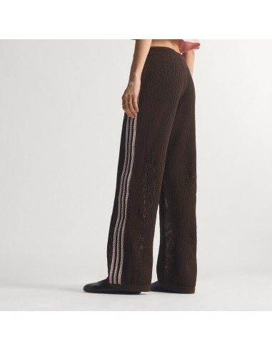 Adidas Knitted Crochet Firebird Track Pants Aurora Coffee KE0201 MBS
