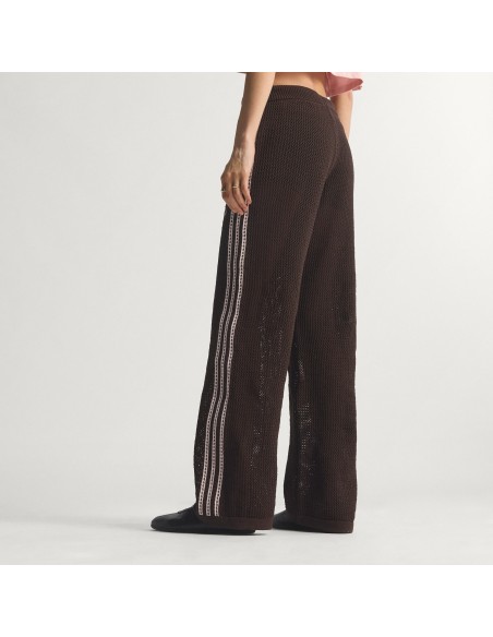 Adidas Knitted Crochet Firebird Track Pants Aurora Coffee KE0201 MBS