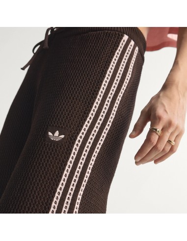 Adidas Knitted Crochet Firebird Track Pants Aurora Coffee KE0201 MBS