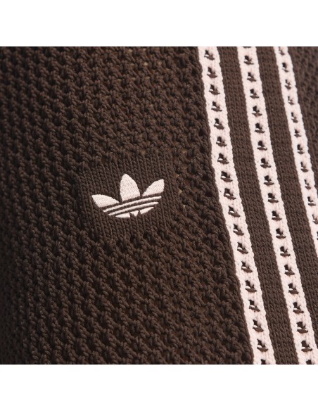 Adidas Knitted Crochet Firebird Track Pants Aurora Coffee KE0201 MBS