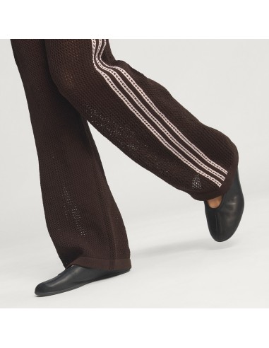 Adidas Knitted Crochet Firebird Track Pants Aurora Coffee KE0201 MBS