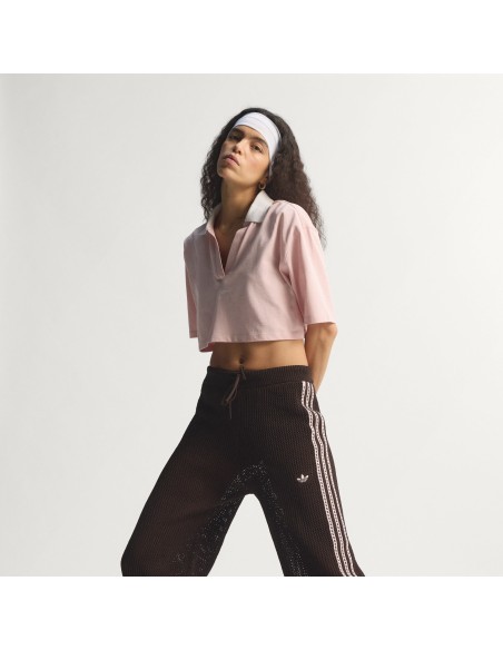Adidas Knitted Crochet Firebird Track Pants Aurora Coffee KE0201 MBS