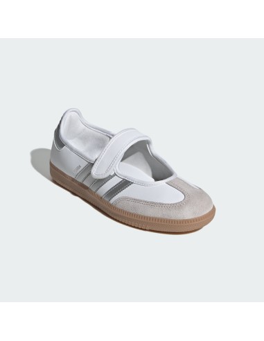 adidas Samba Jane White Silver Metallic Women's KJ3785 MBS