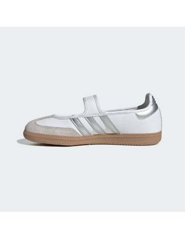 adidas Samba Jane White Silver Metallic Women's KJ3785 MBS