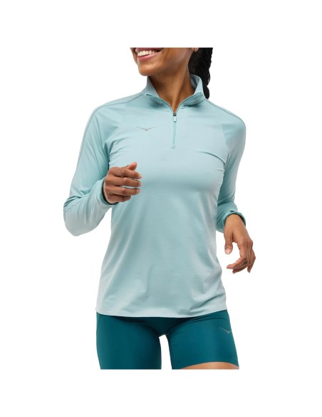 Hoka W GlideTech Quarter Zip Longsleeve 1164155DZY