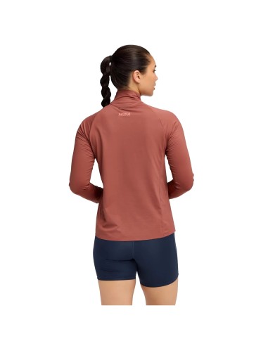 Hoka W GlideTech Quarter Zip Longsleeve 1164155ROUG