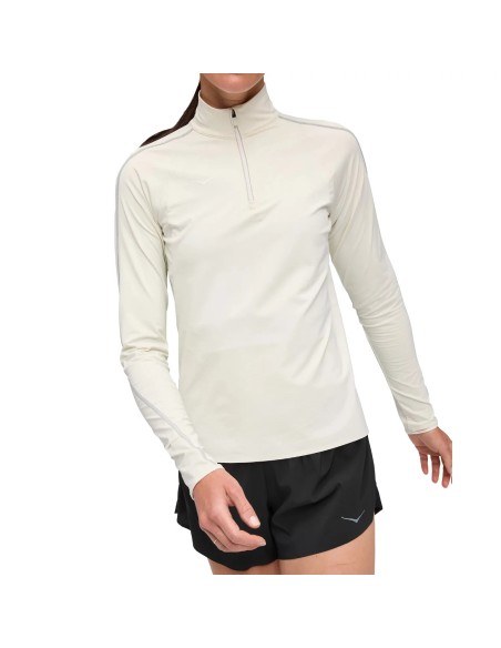 Hoka W GlideTech Quarter Zip Longsleeve 1164155TLS