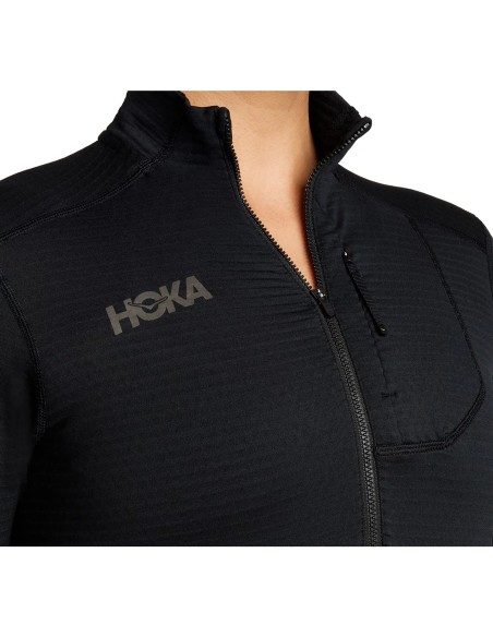 Hoka W 12 Zip Longsleeve 1135053BLK