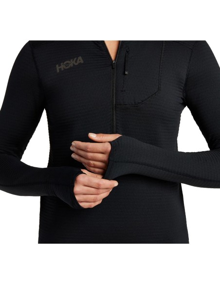 Hoka W 12 Zip Longsleeve 1135053BLK