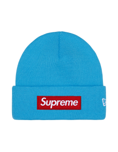 Supreme New Era Box Logo Beanie 'Cyan' FW25BN5CYAN MBS