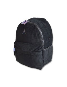 Air Jordan Corduroy Girls Mini Backpack Black 2A0860023