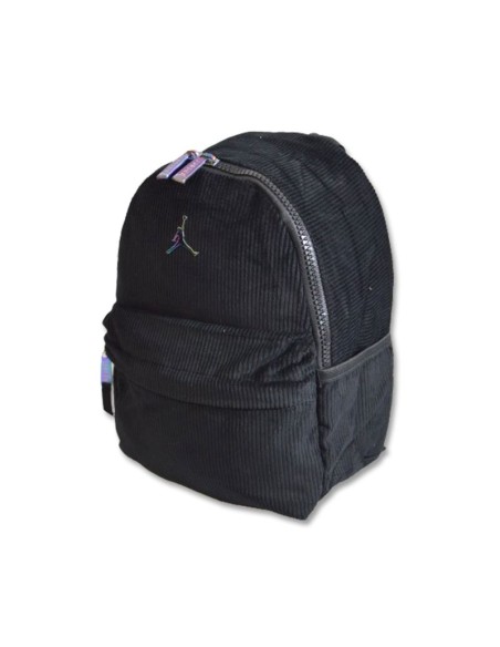 Air Jordan Corduroy Girls Mini Backpack Black 2A0860023