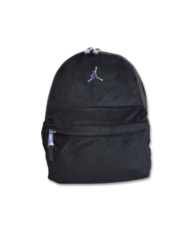 Air Jordan Corduroy Girls Mini Backpack Black 2A0860023