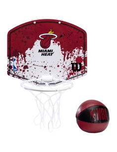 Wilson NBA Team Miami Heat Mini Hoop Basketball Backboard WTBA1302MIA