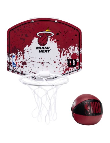 Wilson NBA Team Miami Heat Mini Hoop Basketball Backboard WTBA1302MIA