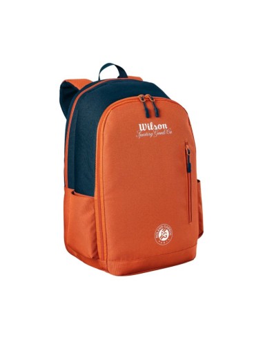 Wilson Roland Garros 2026 Team Backpack OrangeNavy WR8053501001