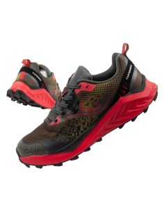 Joma Men's Tundra Trail Running Shoes OffRoad Cushioned Khaki Red