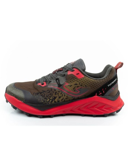 Joma Men's Tundra Trail Running Shoes OffRoad Cushioned Khaki Red