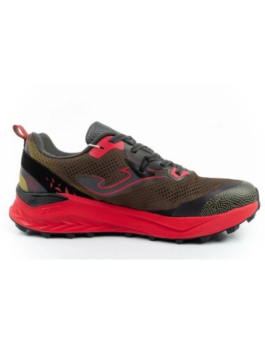 Joma Men's Tundra Trail Running Shoes OffRoad Cushioned Khaki Red