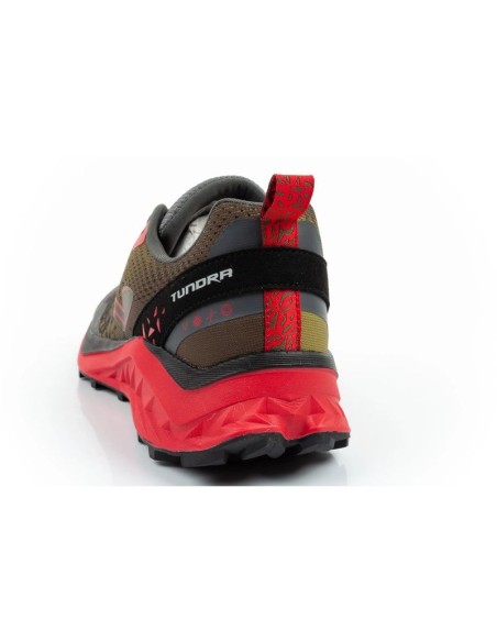 Joma Men's Tundra Trail Running Shoes OffRoad Cushioned Khaki Red
