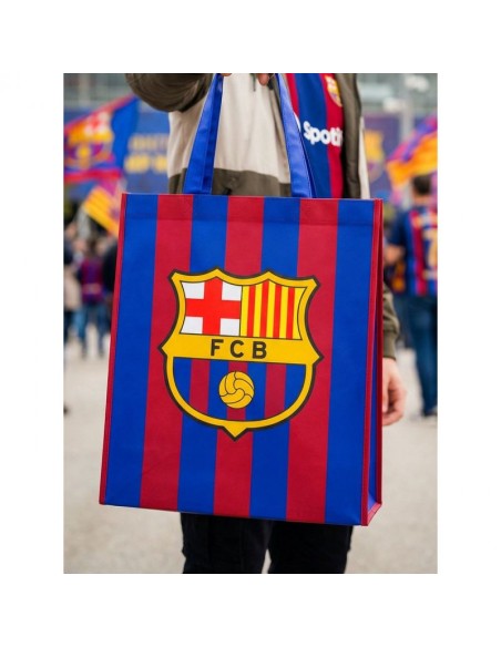 FC Barcelona ecofriendly shopping bag 32X38cm B9040