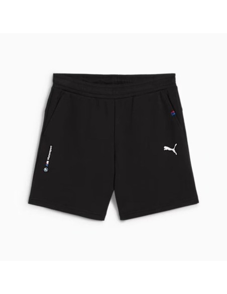 Puma Bmw Mms Boys' Tracksuit Shorts Black Cotton