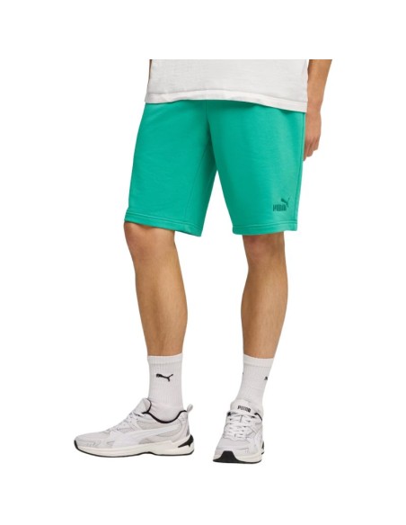 Puma ESS No1 Logo 10" Men's Shorts s Green 682595 40