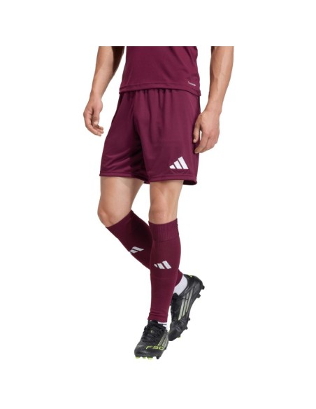Men's adidas Entrada 26 burgundy shorts JZ2514