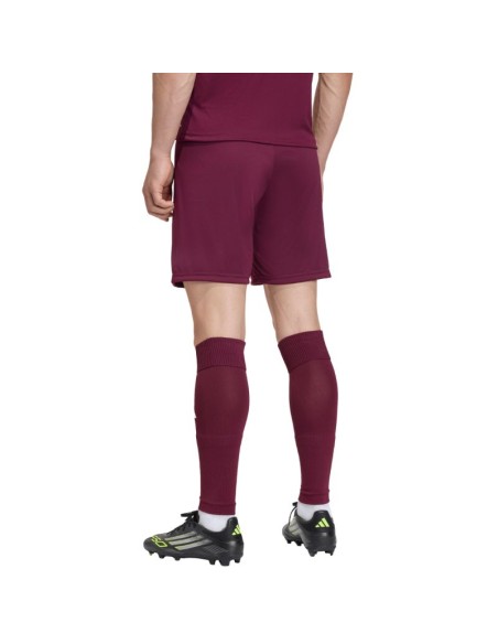 Men's adidas Entrada 26 burgundy shorts JZ2514