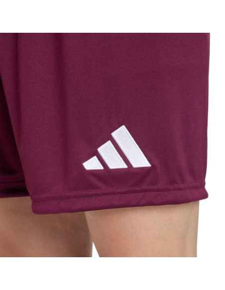 Men's adidas Entrada 26 burgundy shorts JZ2514