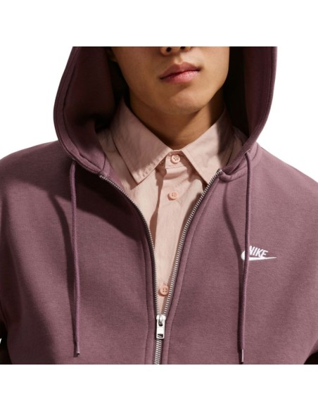Men's Nike Club BB FZ Hoodie Brown FN3861 502