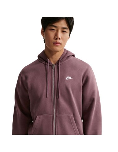 Men's Nike Club BB FZ Hoodie Brown FN3861 502