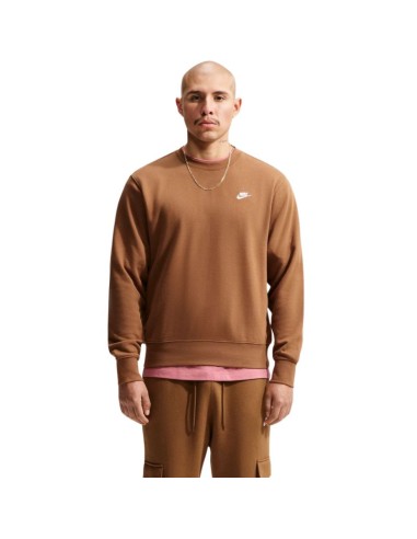 Nike Club FT Men's Sweatshirt Light Brown FN3888 270