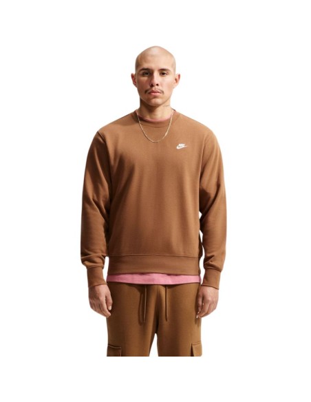 Nike Club FT Men's Sweatshirt Light Brown FN3888 270