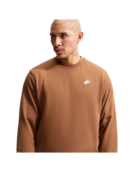Nike Club FT Men's Sweatshirt Light Brown FN3888 270