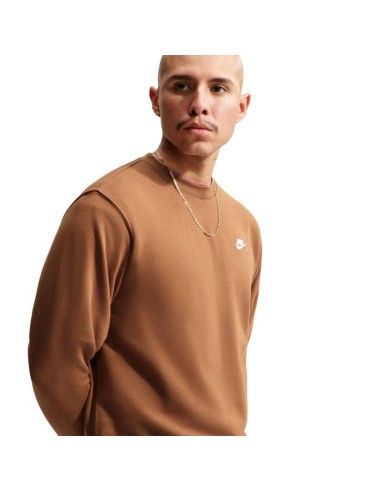 Nike Club FT Men's Sweatshirt Light Brown FN3888 270