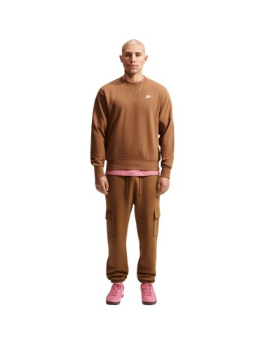 Nike Club FT Men's Sweatshirt Light Brown FN3888 270