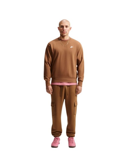 Nike Club FT Men's Sweatshirt Light Brown FN3888 270