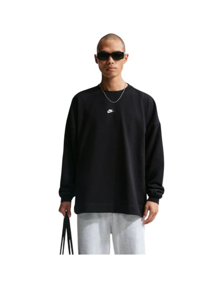 Nike Club FT OS Crew Men's Sweatshirt Black IF0747 010