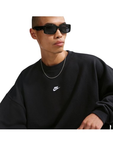 Nike Club FT OS Crew Men's Sweatshirt Black IF0747 010
