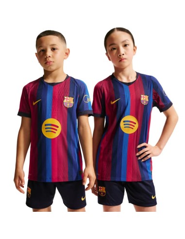 Nike FC Barcelona 202627 Match Home Kids' Shirt Blue and Burgundy II1836 683