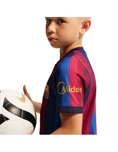 Nike FC Barcelona 202627 Match Home Kids' Shirt Blue and Burgundy II1836 683