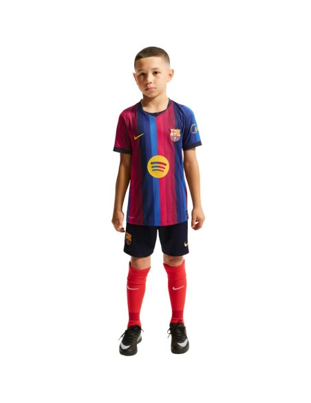 Nike FC Barcelona 202627 Match Home Kids' Shirt Blue and Burgundy II1836 683