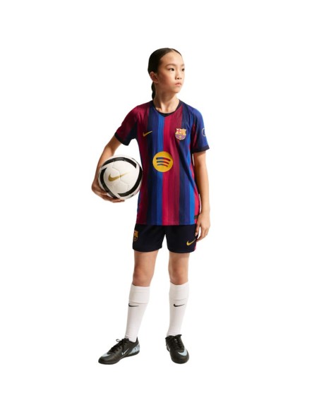 Nike FC Barcelona 202627 Match Home Kids' Shirt Blue and Burgundy II1836 683