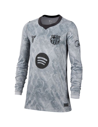 Nike FC Barcelona 202627 Stadium Away Kids' Goalkeeper Jersey Gray IO8337 013