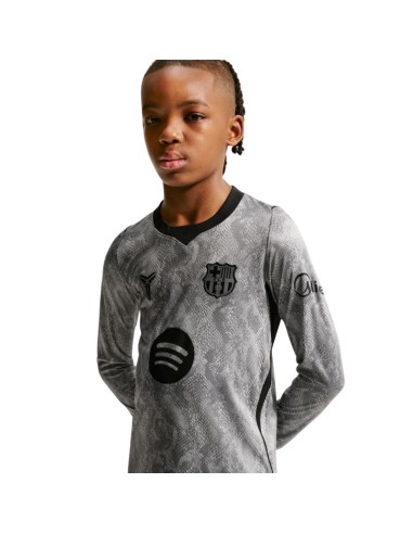 Nike FC Barcelona 202627 Stadium Away Kids' Goalkeeper Jersey Gray IO8337 013