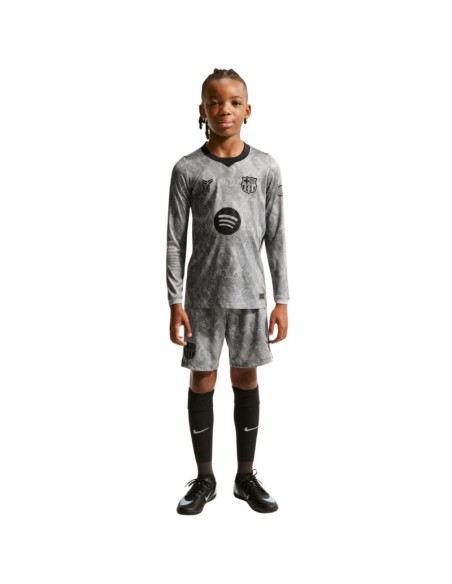 Nike FC Barcelona 202627 Stadium Away Kids' Goalkeeper Jersey Gray IO8337 013