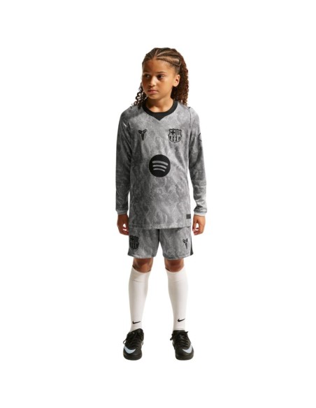 Nike FC Barcelona 202627 Stadium Away Kids' Goalkeeper Jersey Gray IO8337 013